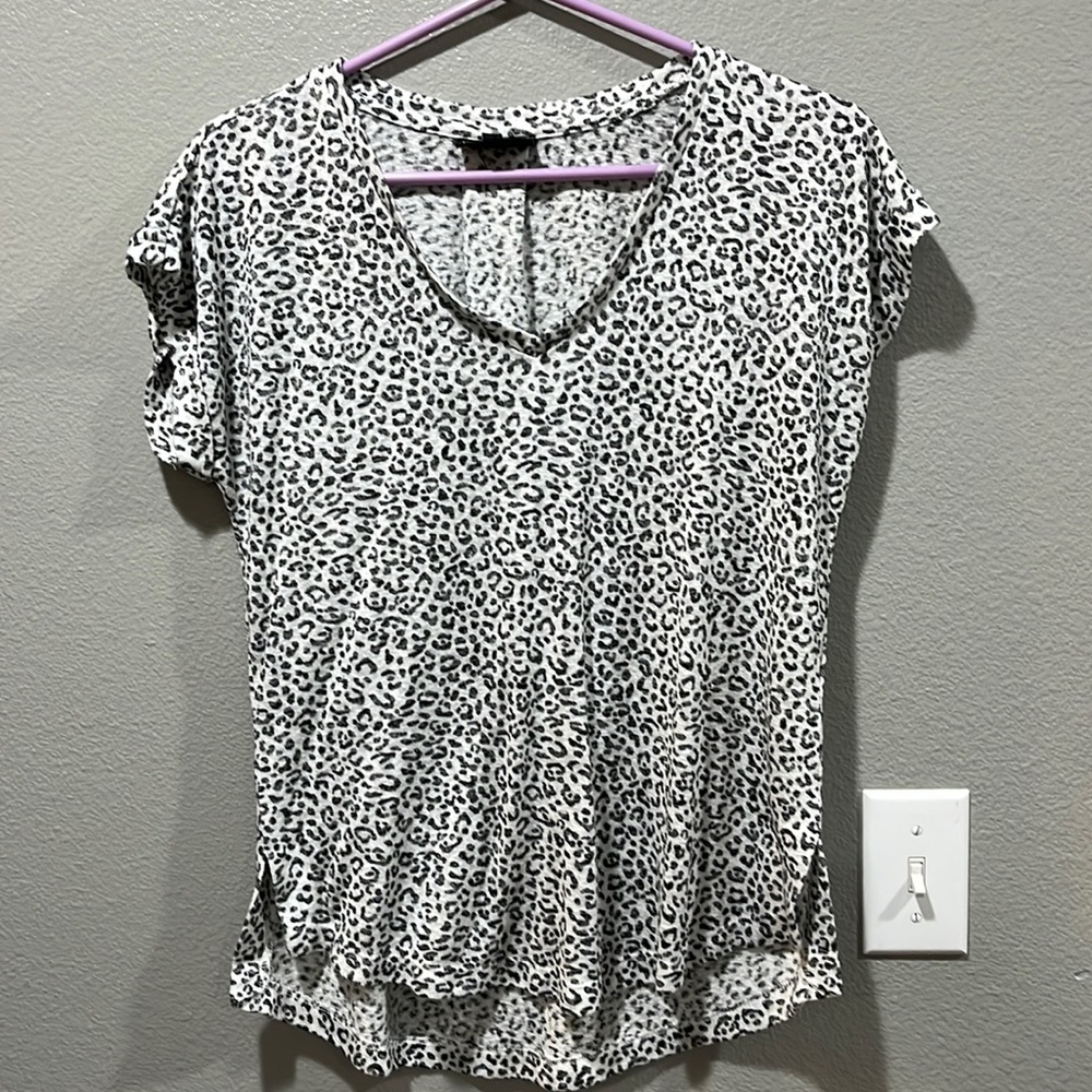 Black/White Faded Cheetah Print